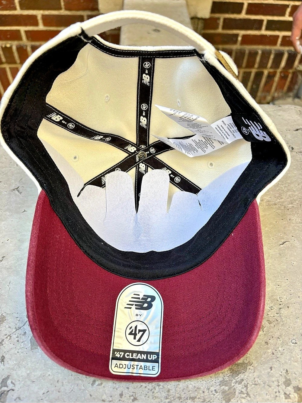 New Balance 47 Clean Up Two-Tone Adjustable Hat - Picture 3 of 3